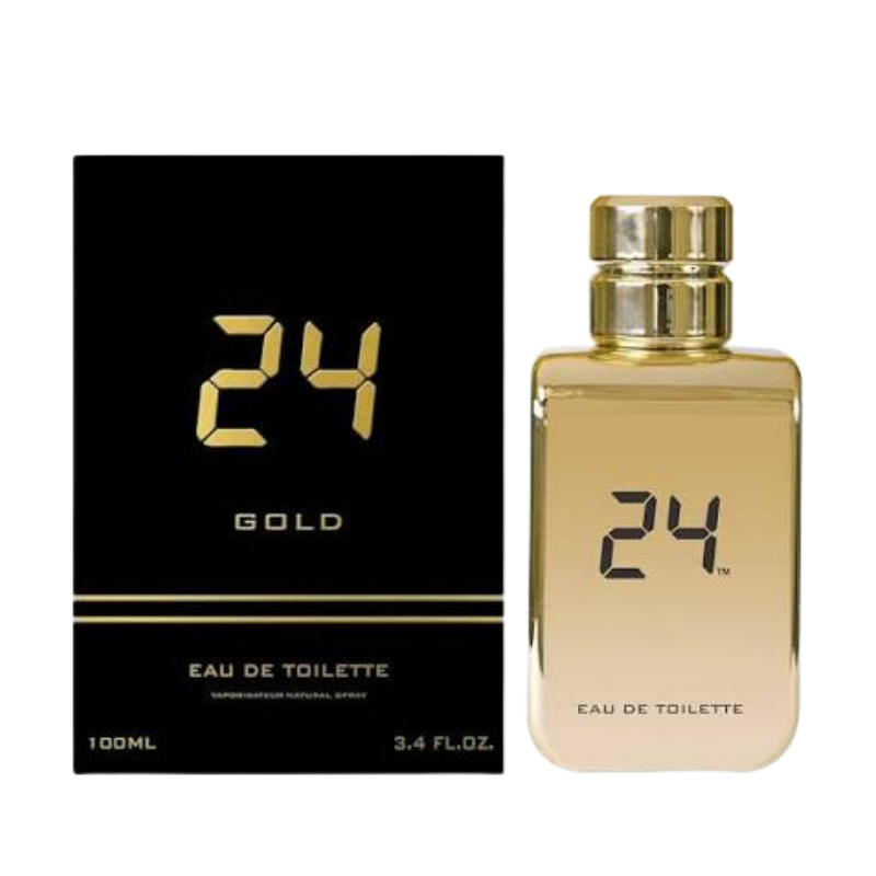 24 Gold Oud Edition By 24 Eau de Toilette 100ml bottle available at The Perfume Savor