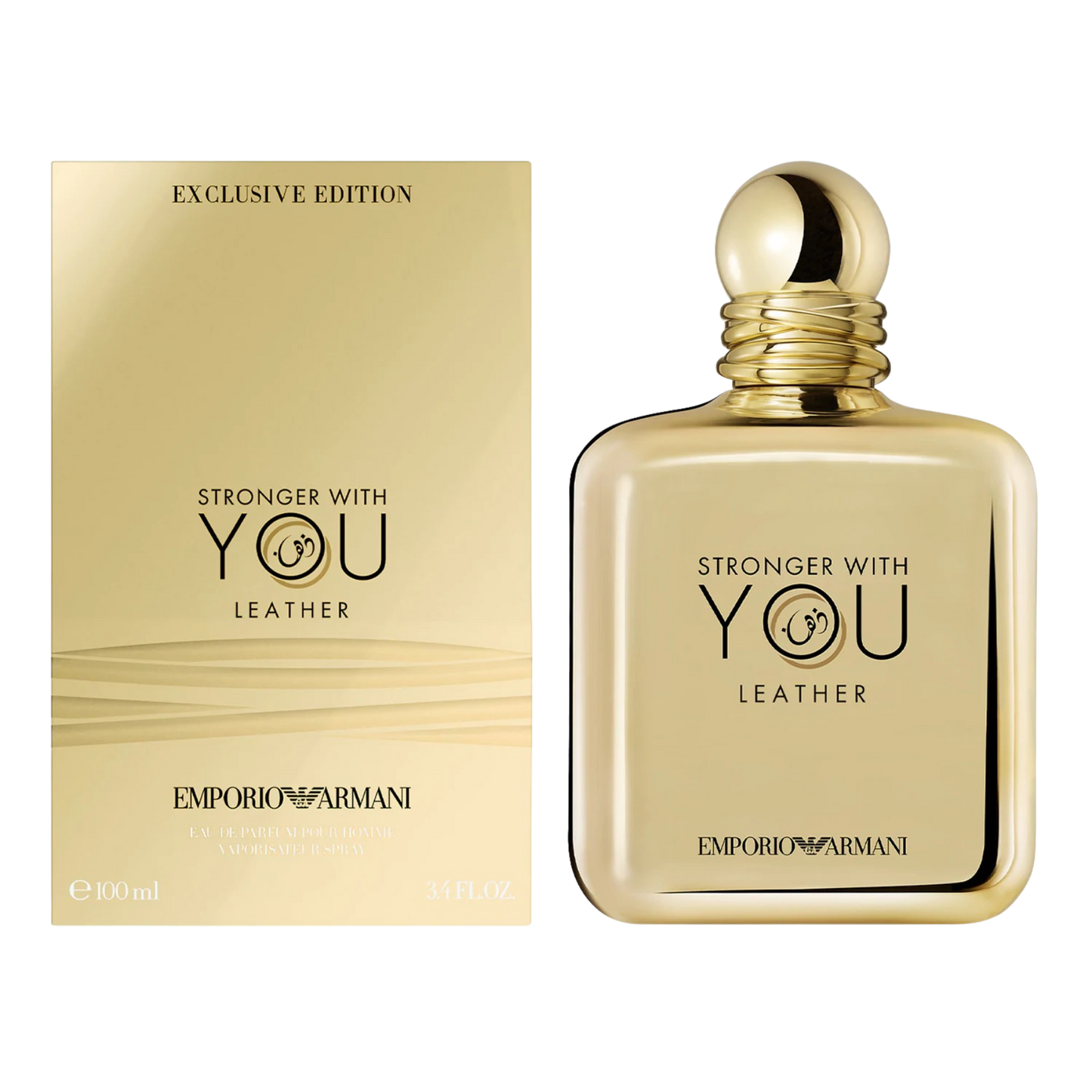 Emporio Armani Stronger With You Leather EDP for Men 100ml The Perfume Savor
