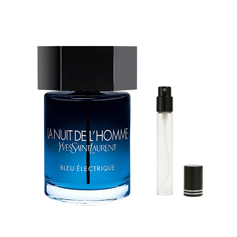 YSL La Nuit de L'Homme Bleu Electrique EDT Intense For Men Decants The Perfume Savor