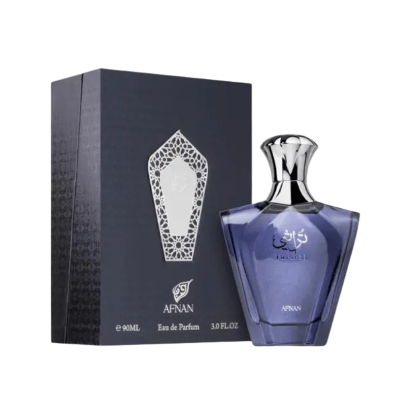 Afnan Turathi Blue Eau de Parfum 90ml for Men bottle available at The Perfume Savor