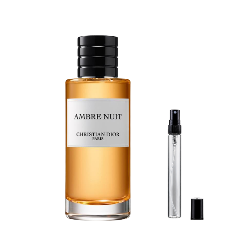 Ambre Nuit By Christian Dior Eau de Parfum sample decants available at The Perfume Savor
