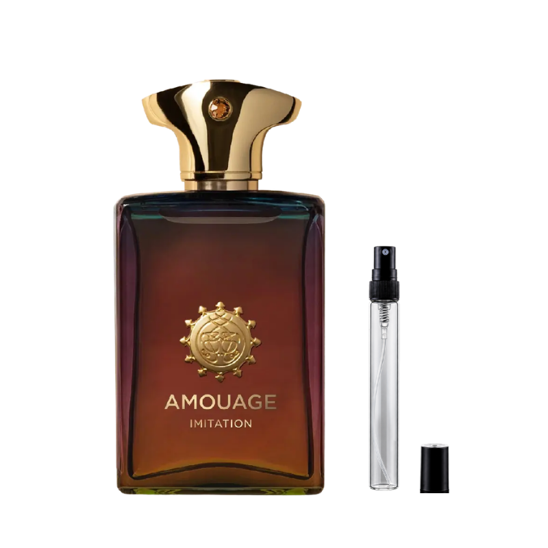 Amouage Imitation Man Eau de Parfum decant bottles available at The Perfume Savor