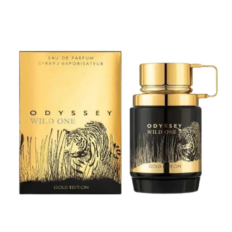 Armaf Odyssey Wild One Gold Edition Eau de Parfum 100ml for Men bottle available at The Perfume Savor