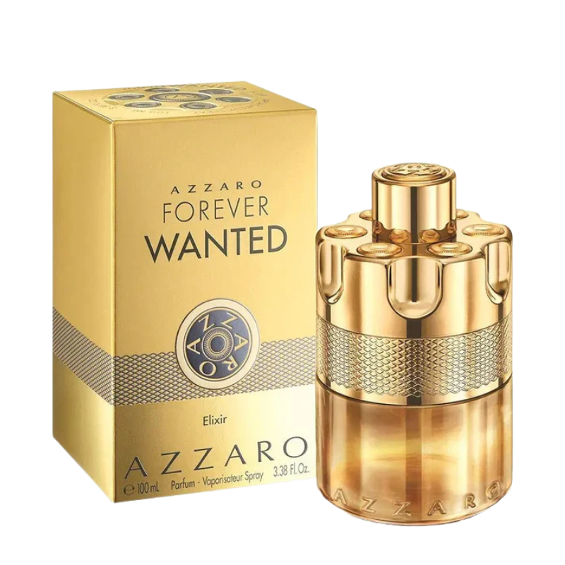 Azzaro Forever Wanted Elixir Parfum 100ml bottle available at The Perfume Savor