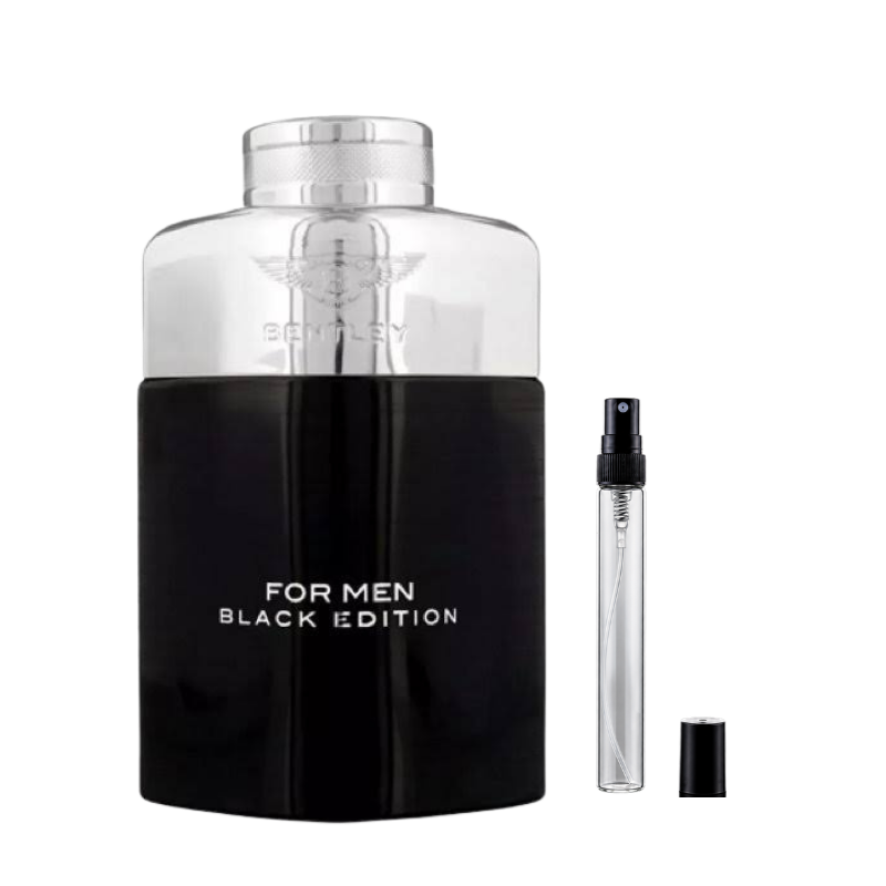 Bentley For Men Black Edition Eau de Parfum decants available at The Perfume Savor