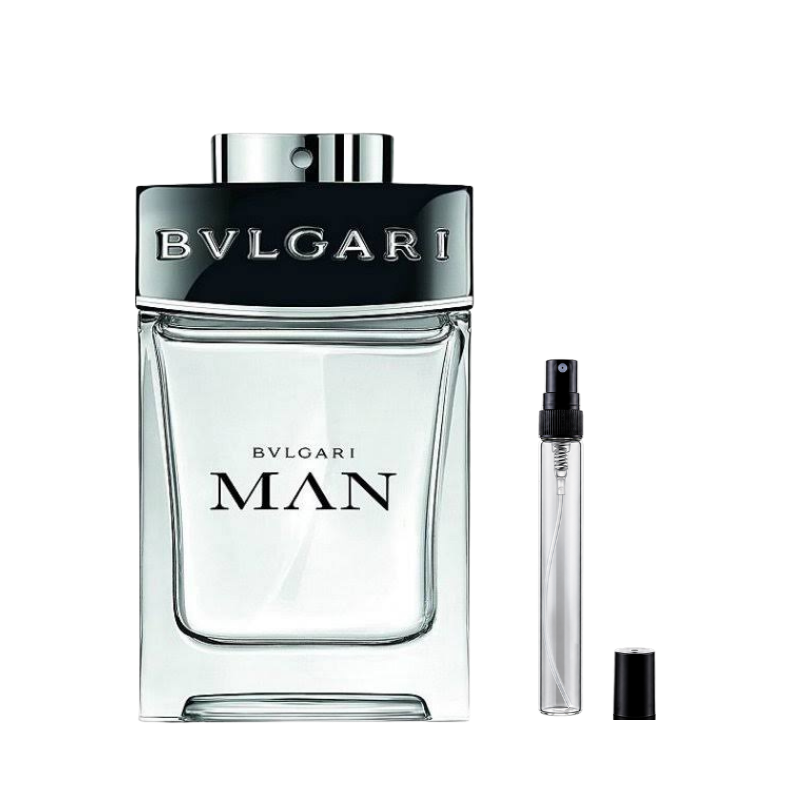 Bvlgari Man Eau de Toilette decants available at The Perfume Savor