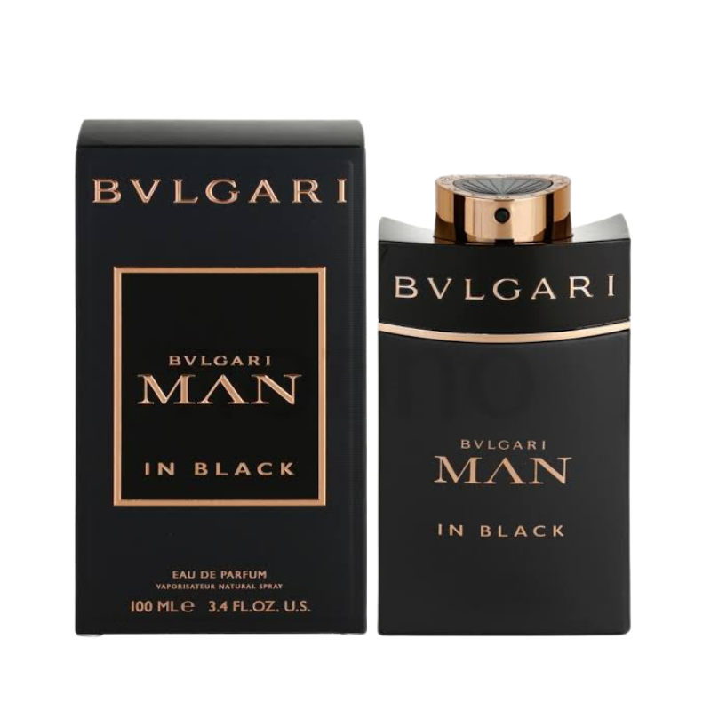 Bvlgari Man In Black Eau de Parfum 100ml bottle available at The Perfume Savor