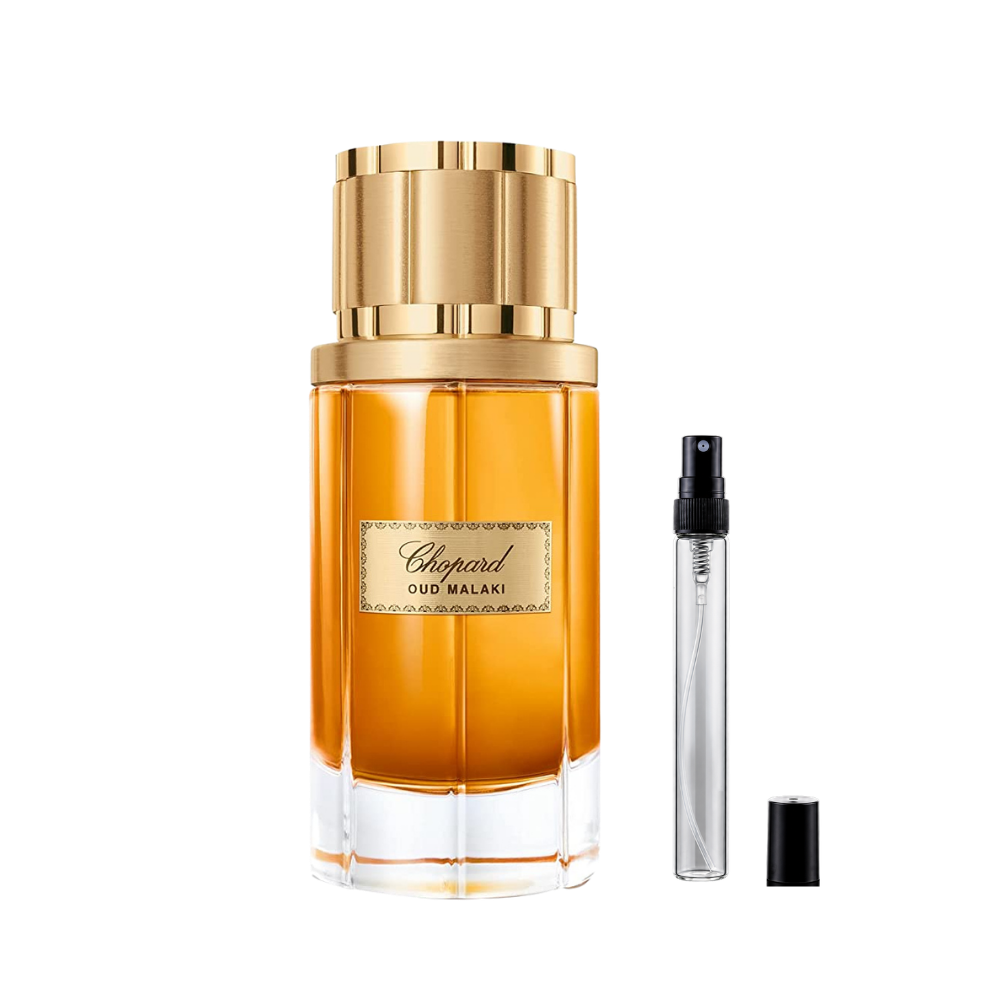 Chopard Oud Malaki Eau de Parfum decant bottles available at The Perfume Savor