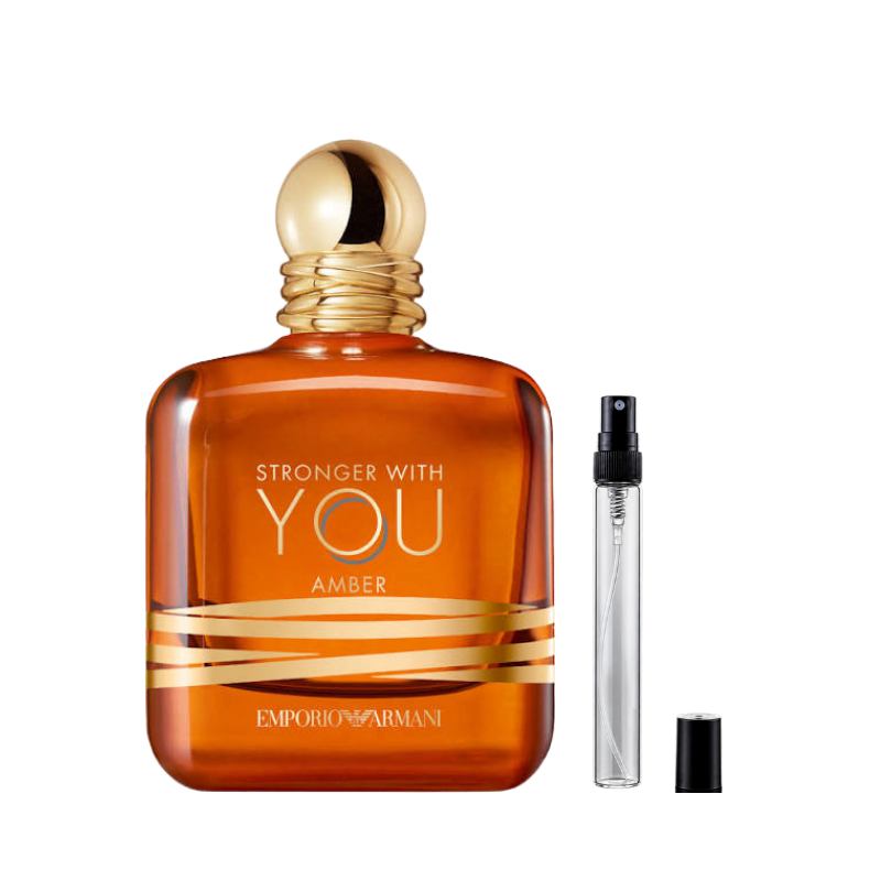 Emporio Armani Stronger With You Amber Eau de Parfum Decants available at The Perfume Savor