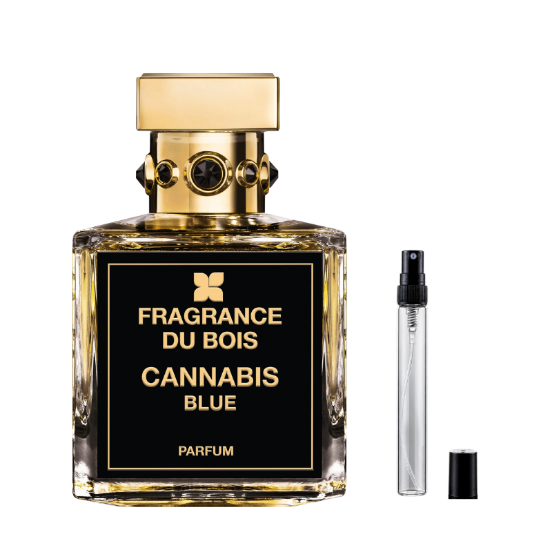 Fragrance Du Bois Cannabis Blue Parfum sample decants available at The Perfume Savor