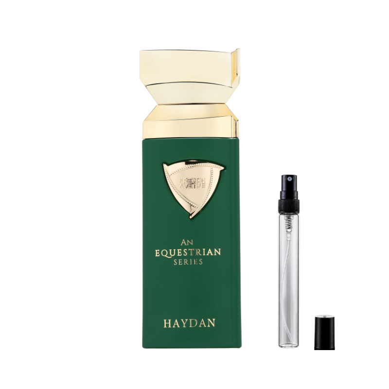 French Avenue An Equestrian Series Haydan Eau de Parfum decants available at The Perfume Savor