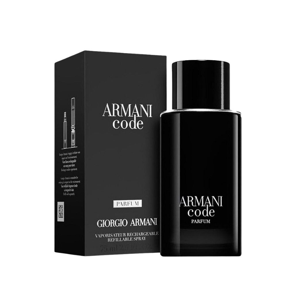 Giorgio Armani Armani Code Parfum 75ml full bottle available at The Perfume Savor