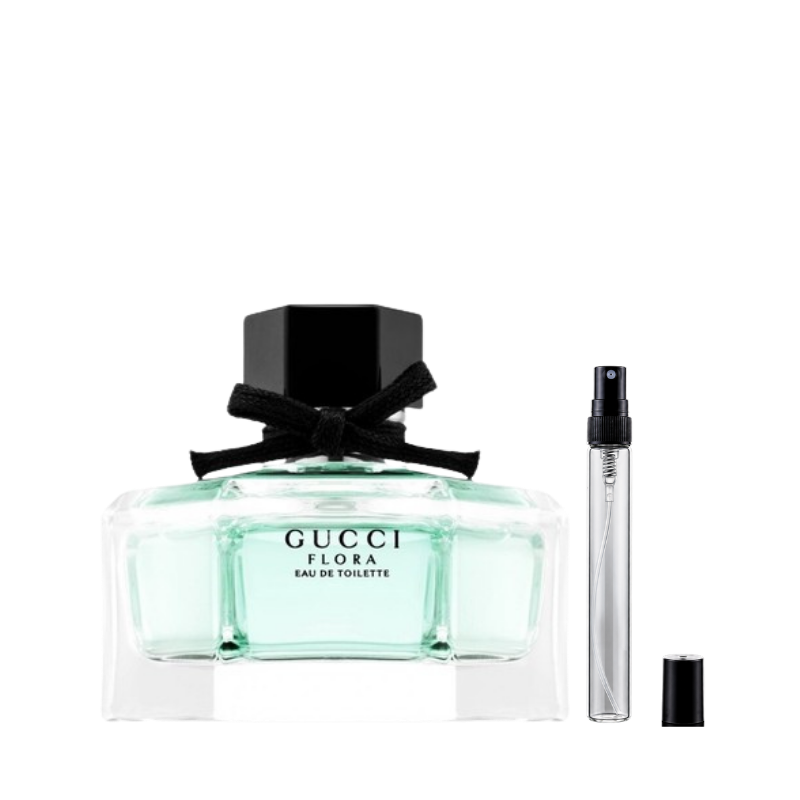 Gucci Flora Eau de Toilette decant bottles available at The Perfume Savor
