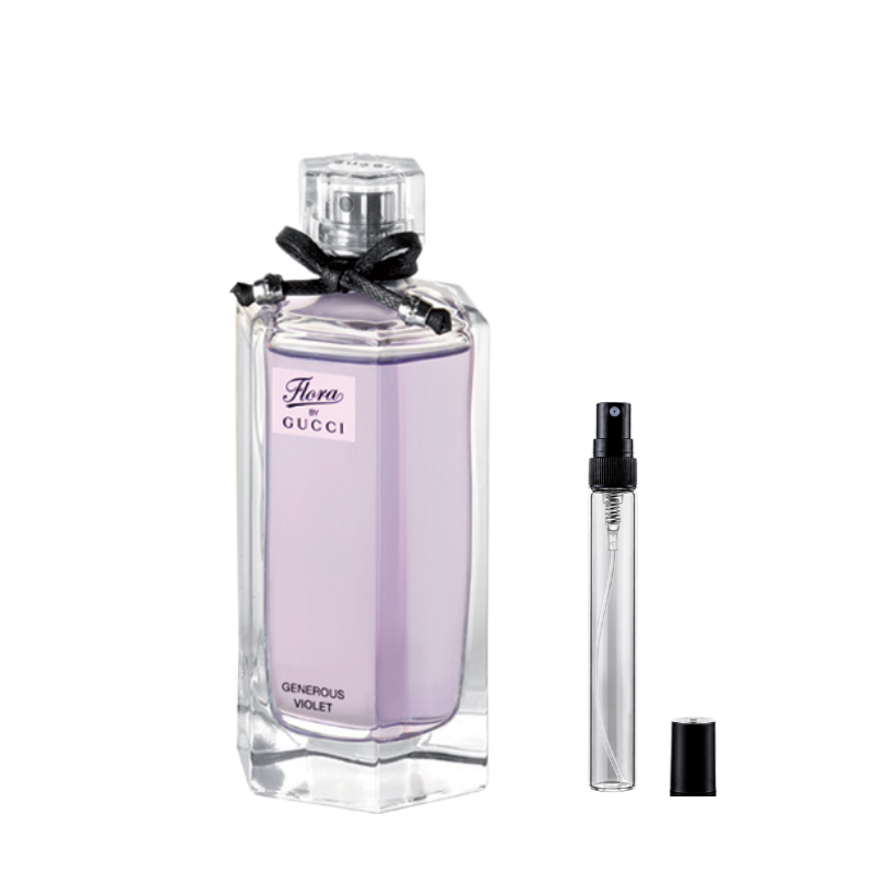 Gucci Flora Generous Violet Eau de Toilette decants available at The Perfume Savor