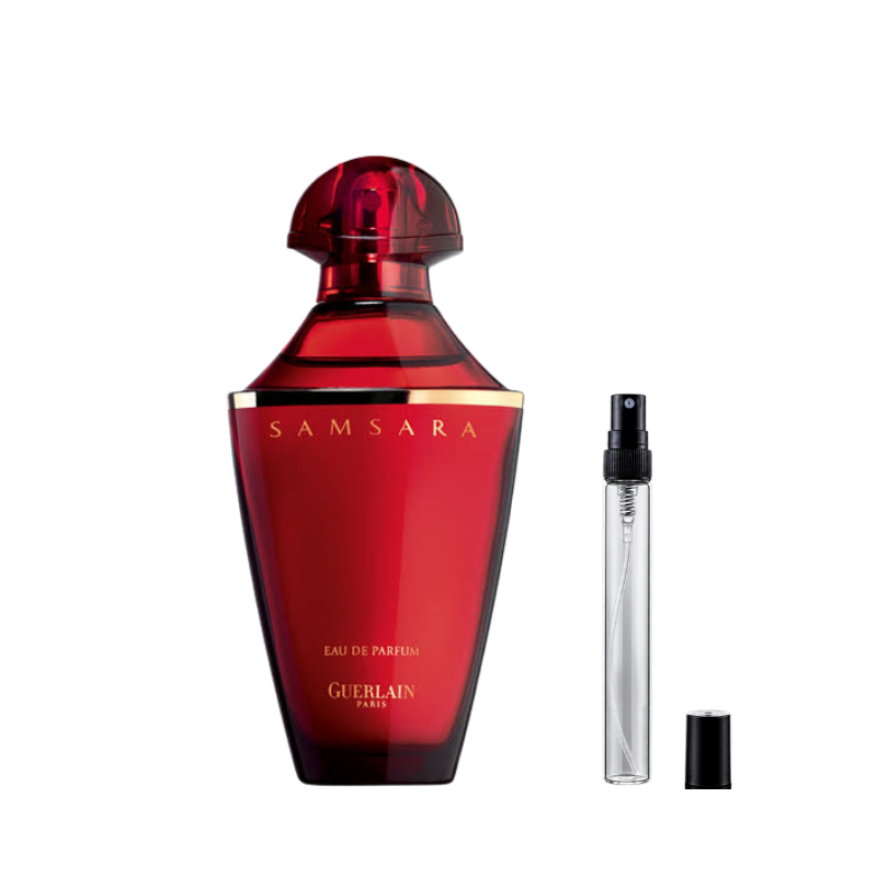 Guerlain Samsara Eau de Parfum decants available at The Perfume Savor