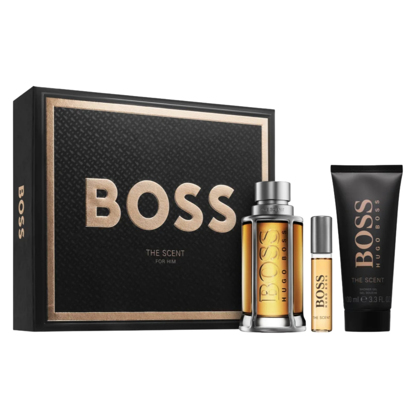 Hugo Boss The Scent EDT for Men 3 Pcs Gift Set available at The Perfume Savor