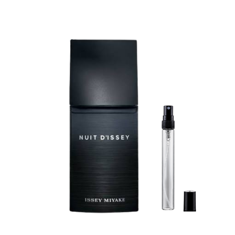 Issey Miyake Nuit D'Issey Eau de Toilette decants available at The Perfume Savor