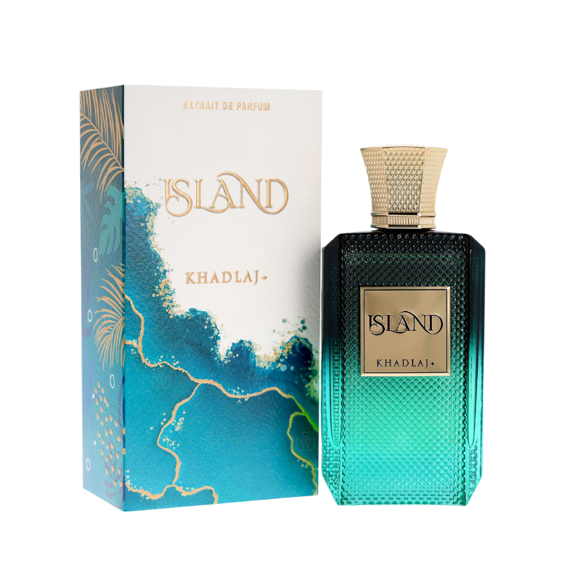 Khadlaj Island Extrait de Parfum 100ml bottle available at The Perfume Savor