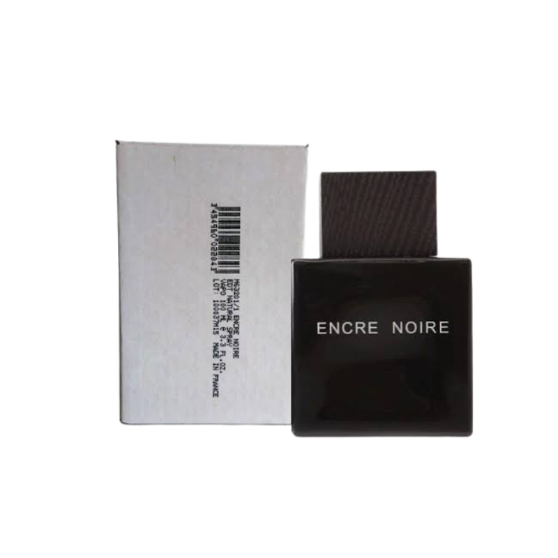 Lalique Encre Noire Eau de Toilette 100ml Tester bottle available at The Perfume Savor