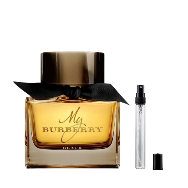 My Burberry Black Parfum sample decants available at The Perfume Savor