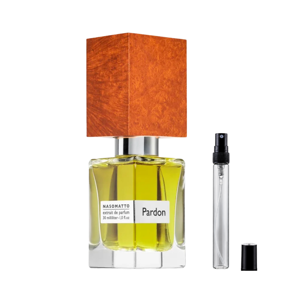 Nasomatto Pardon Extrait de Parfum decant bottles available at The Perfume Savor