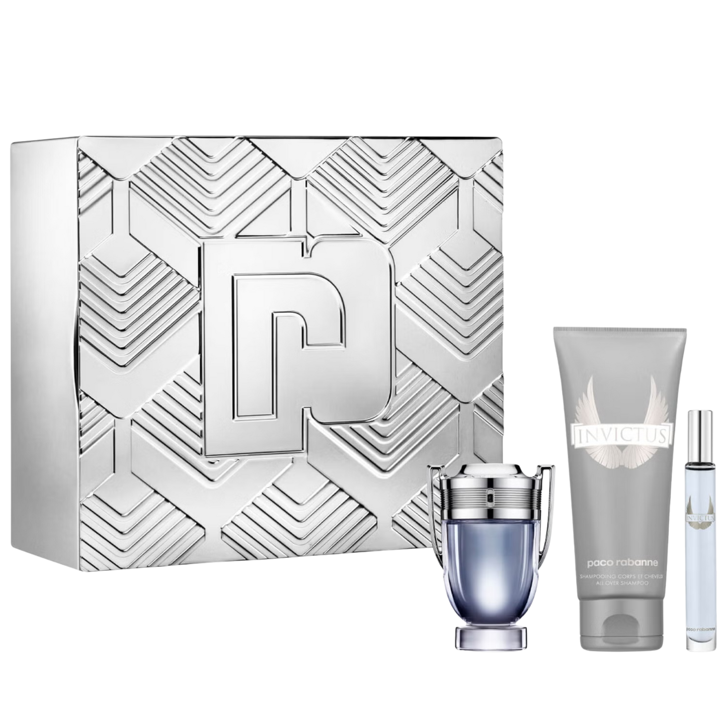 Rabanne Invictus EDT for Men 3 Pcs Gift Set available at The Perfume Savor