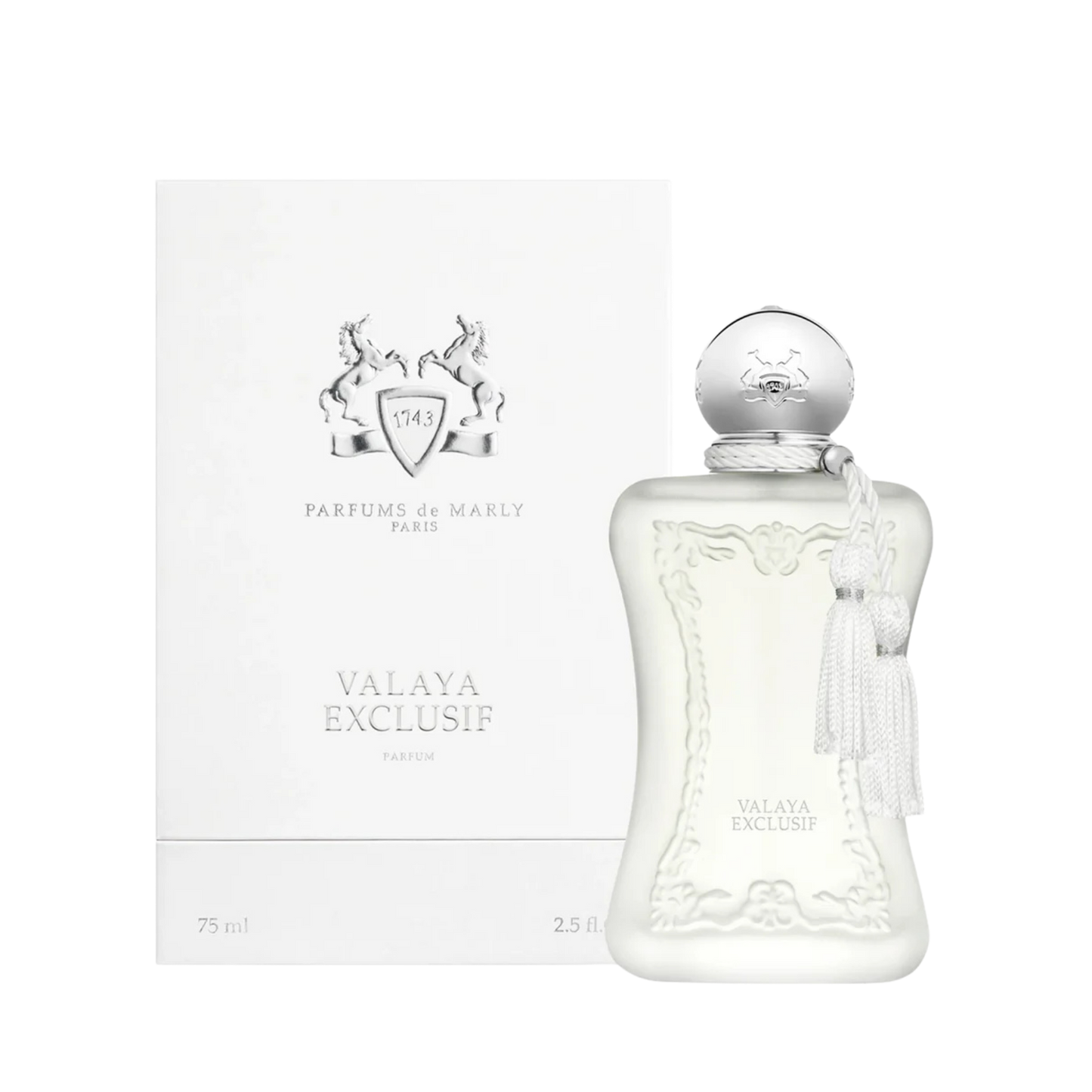 Parfums de Marly Valaya Exclusif Eau de Parfum 75ml bottle available at The Perfume Savor