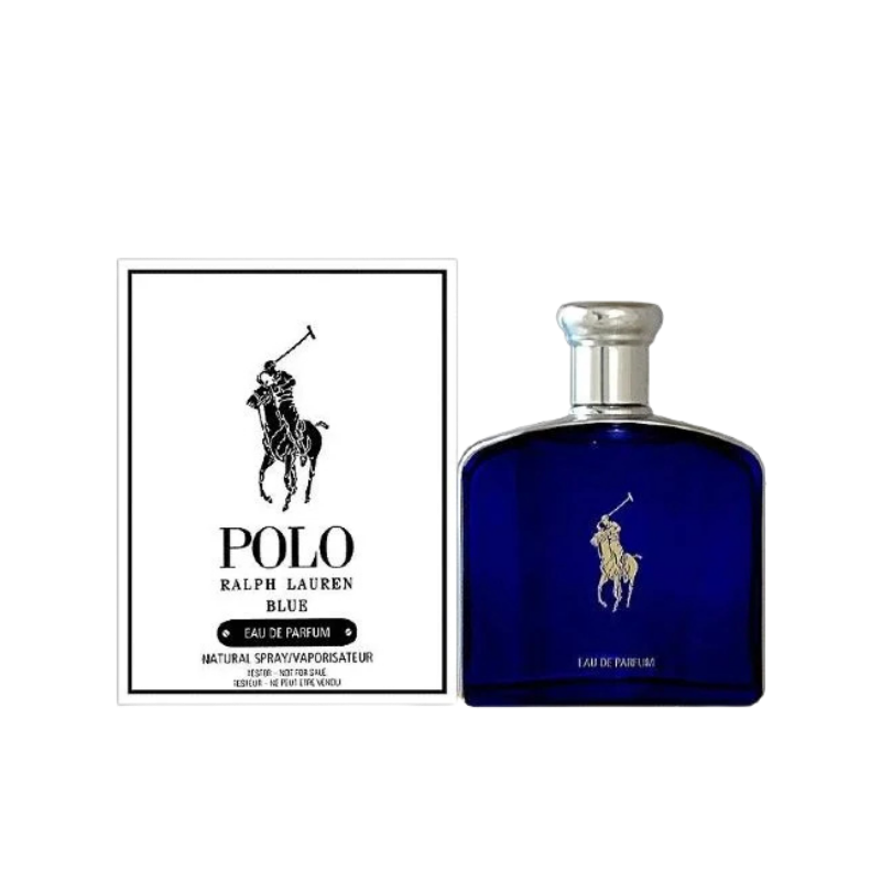 Ralph Lauren Polo Blue Eau de Parfum 100ml Tester bottle available at The Perfume Savor