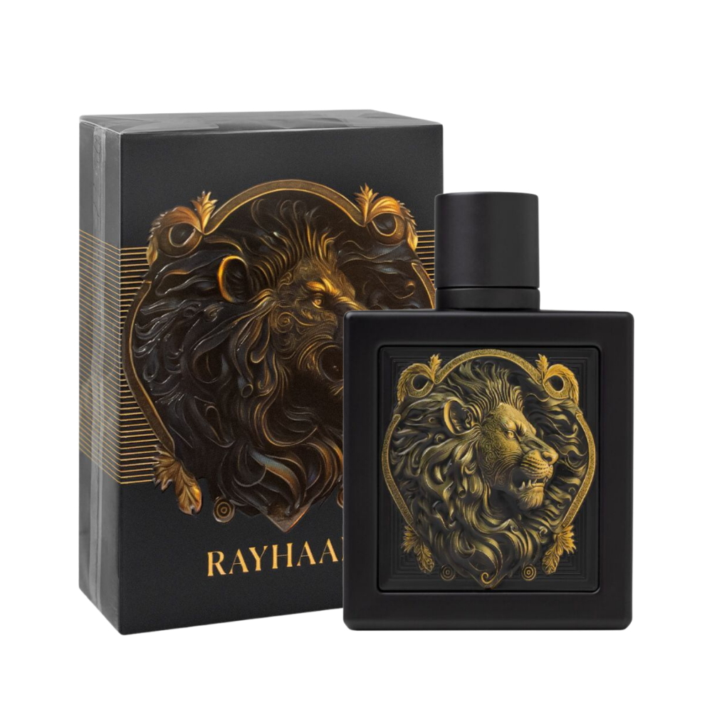 Rayhaan Lion Eau de Parfum 100ml full bottle available at The Perfume Savor