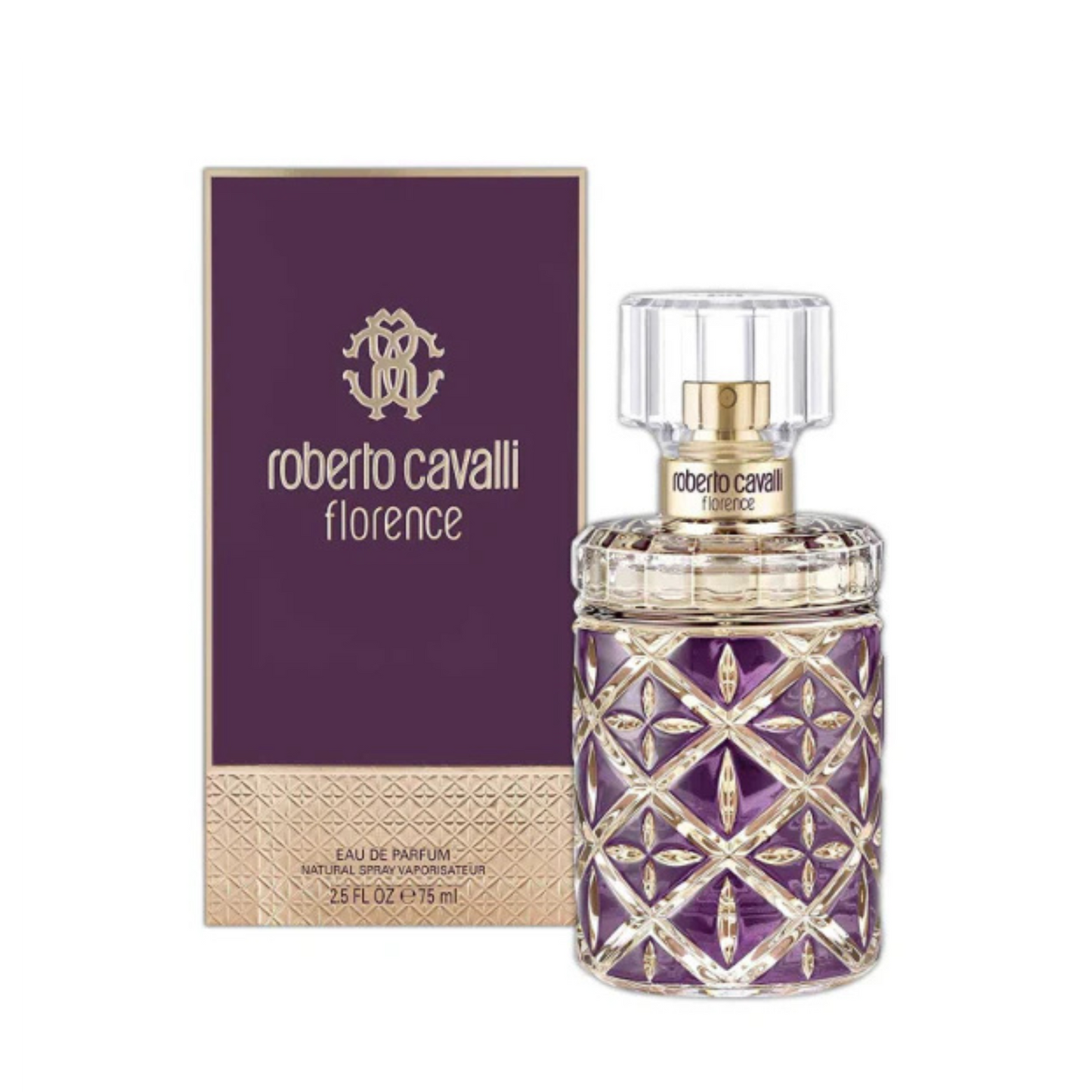 Roberto Cavalli Florence Eau de Parfum for Women 75ml bottle available at The Perfume Savor