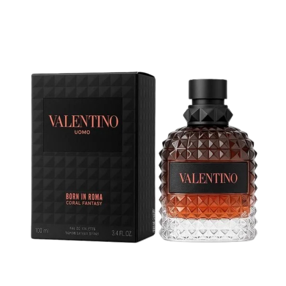 Valentino Uomo Born In Roma Coral Fantasy Eau de Toilette 100ml full bottle available at The Perfume Savor