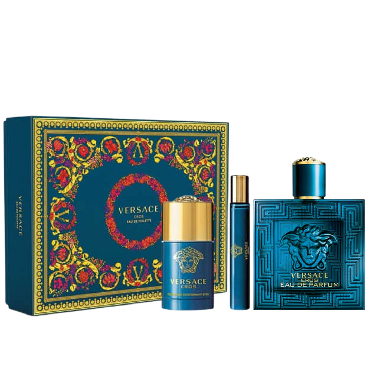 Versace Eros EDP for Men 3 Pcs Gift Set available at The Perfume Savor