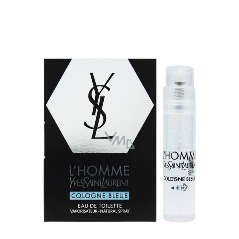 Yves Saint Laurent YSL L'Homme Cologne Bleue 1.2ml official sample vial available at The Perfume Savor