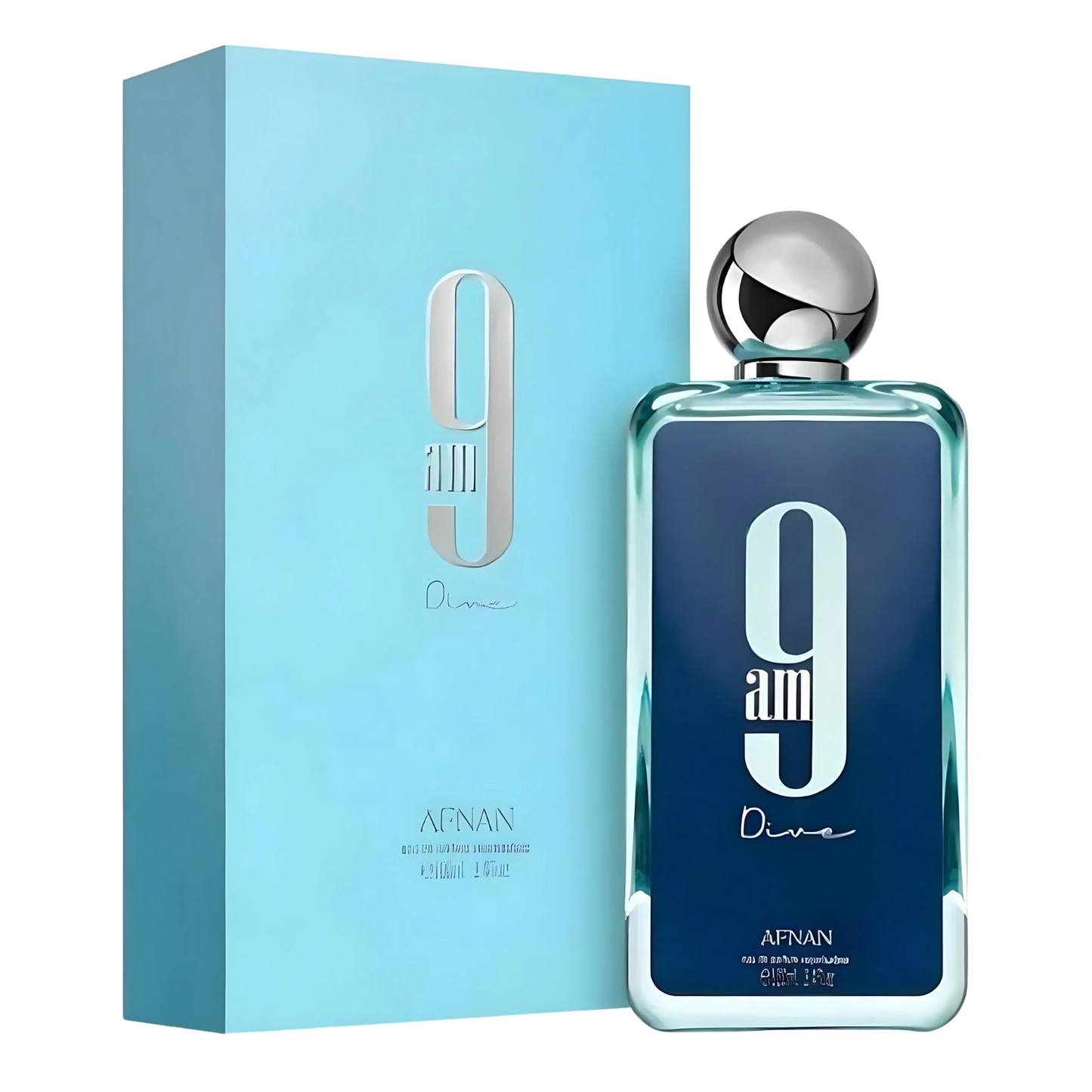 9am Dive Eau de Parfum 100ml by Afnan bottle available at The Perfume Savor