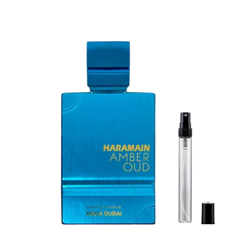Al Haramain Amber Oud Aqua Dubai Edition Decants