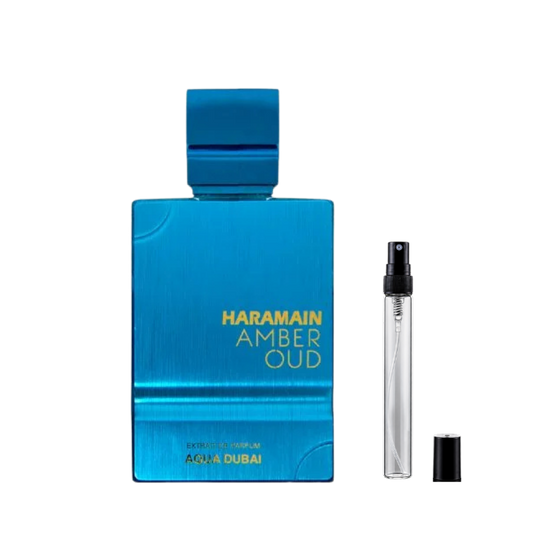 Al Haramain Amber Oud Aqua Dubai Edition Decants
