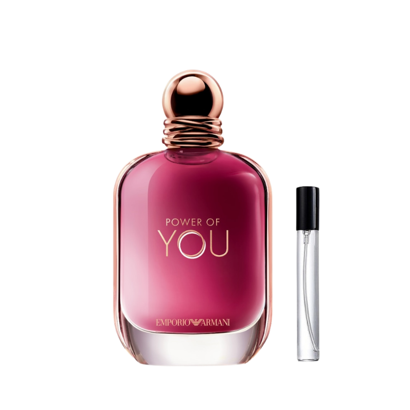Giorgio Armani Power Of You EDP decant sample bottle available at The Perfume Savor