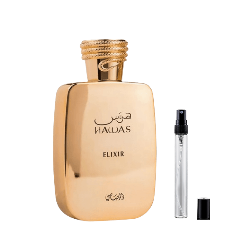 Rasasi Hawas Elixir EDP Decants