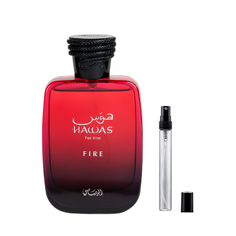 Rasasi Hawas Fire for Him EDP Decants