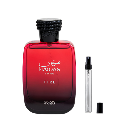 Rasasi Hawas Fire for Him EDP Decants