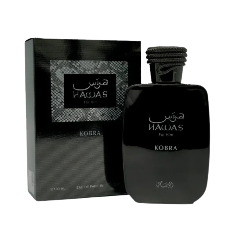 Rasasi Hawas Kobra for Him Eau de Parfum 100ml full bottle available at The Perfume Savor