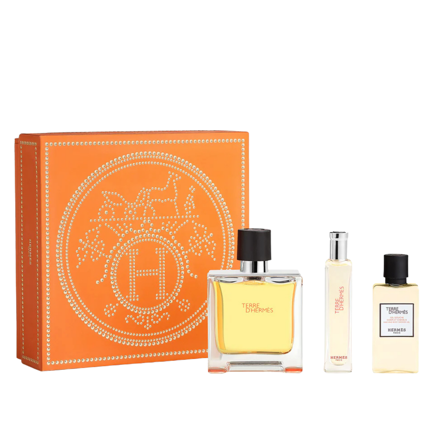 Hermès Terre d'Hermes Pure Parfum for Men 3 Pcs Gift Set