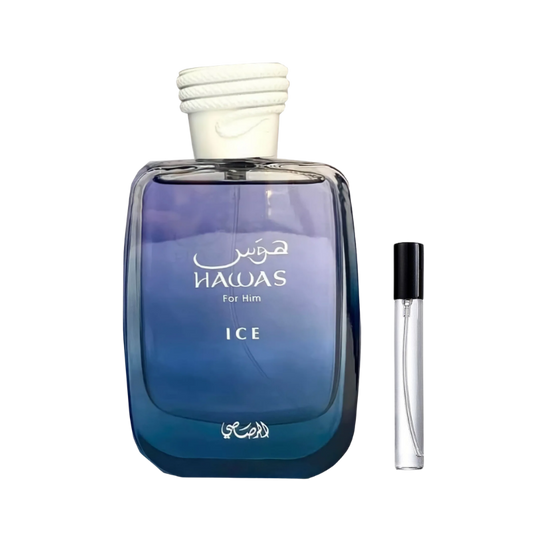 Rasasi Hawas Ice For Him EDP Decants