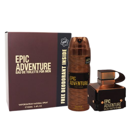 Epic Adventure With Deo By Emper EDT for Men 100ml