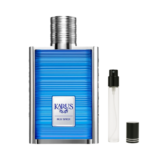 Khadlaj Karus Blu Spice EDP Decants
