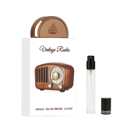 Lattafa Vintage Radio EDP Decants