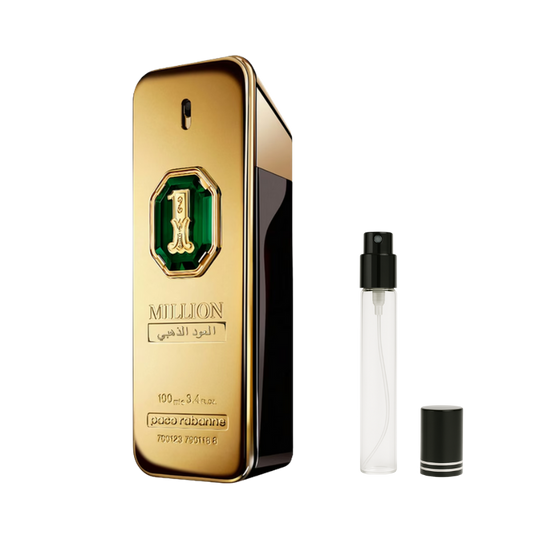 Paco Rabanne 1 Million Golden Oud Parfum Intense for Men Decants