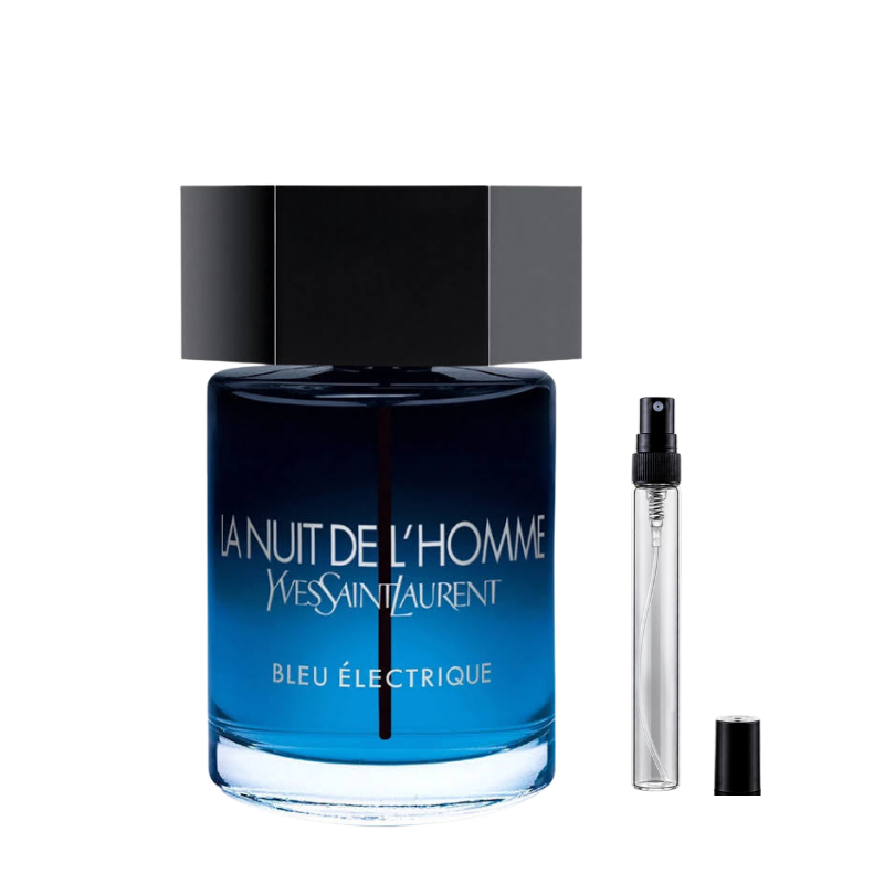 YSL La Nuit de L'Homme Bleu Electrique EDT Intense For Men Decants