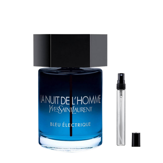 YSL La Nuit de L'Homme Bleu Electrique EDT Intense For Men Decants