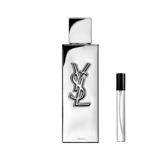 YSL MYSLF L'Absolu decant sample bottle available at The Perfume Savor